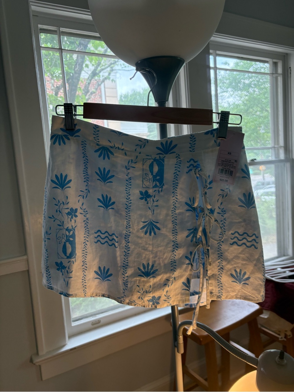 Target Wild Fable Lightweight Fun Skorts with ties and hidden side zipper!